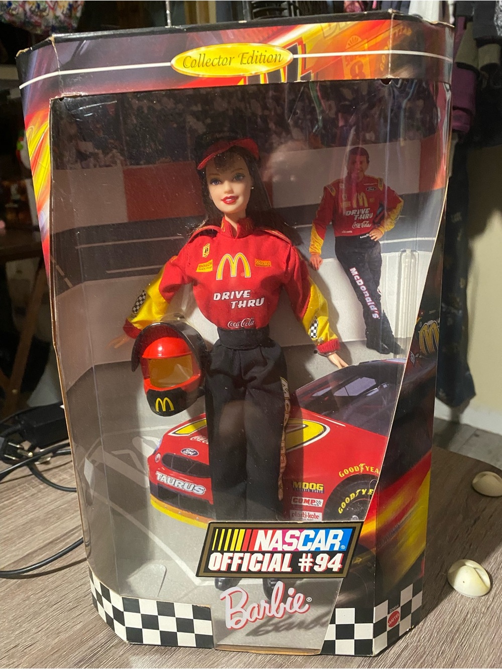 Barbie NASCAR #94 McDonald's Red and Black Racing Doll